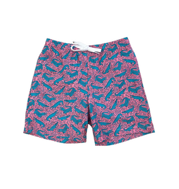 Neon Gators Swim Trunks