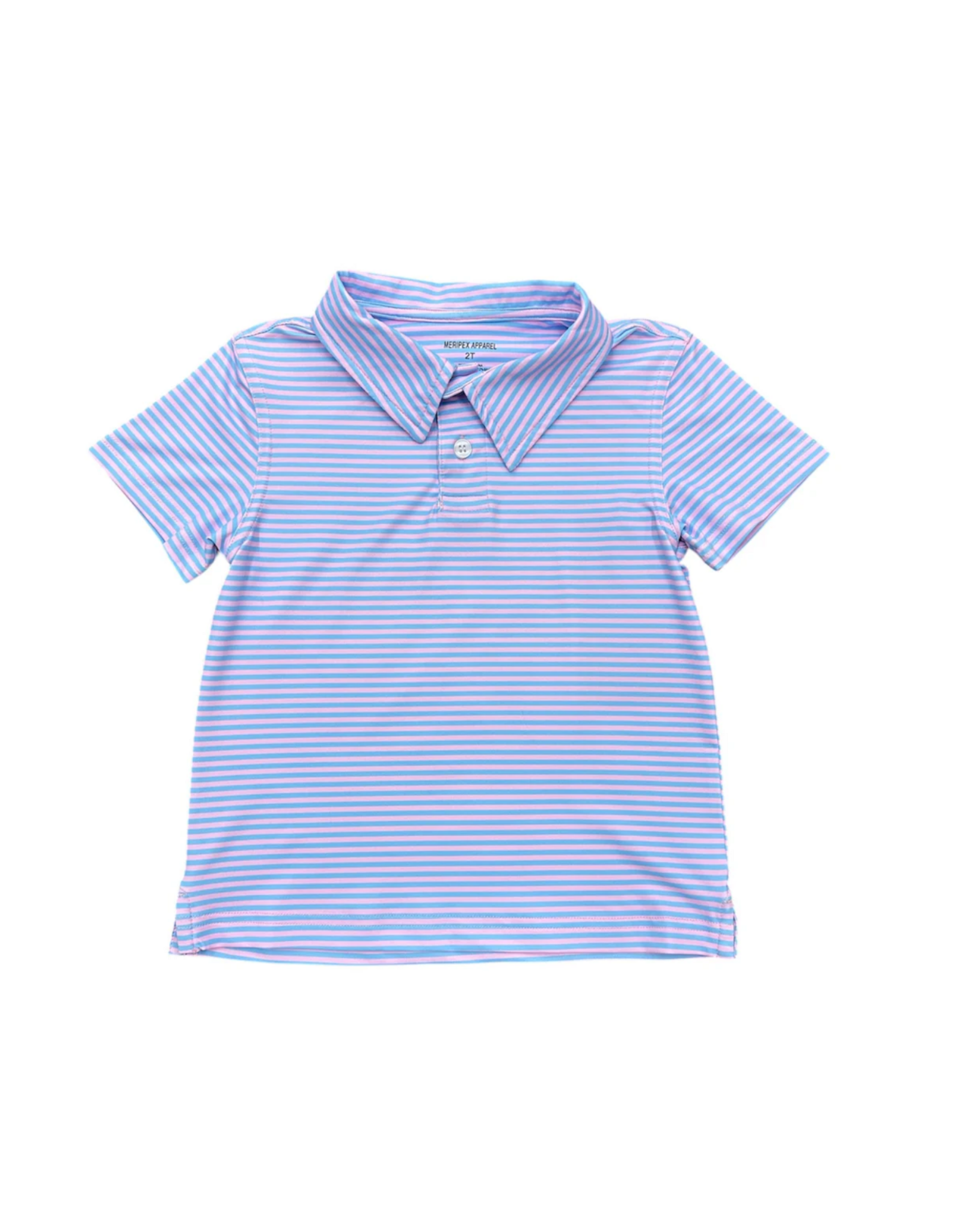 MP Pink/Blue Stripe Polo