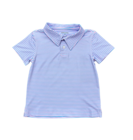 MP Pink/Blue Stripe Polo