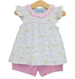 Trotter Street Kids Cottontail Banded Short Set