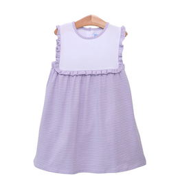 Trotter Street Kids Alice Dress Lavender Stripe