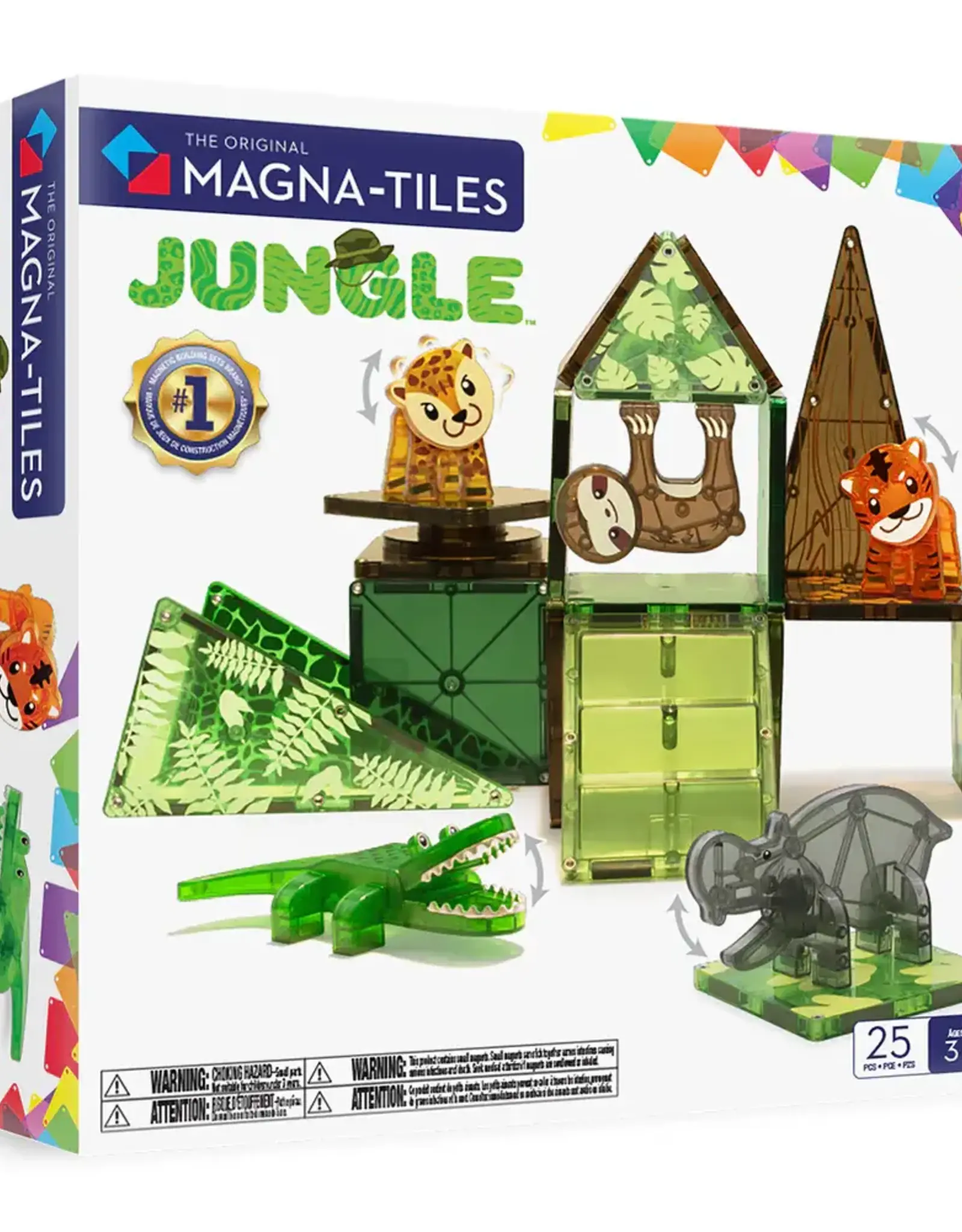 Magna-Tiles Jungle Animals 25-Piece Set