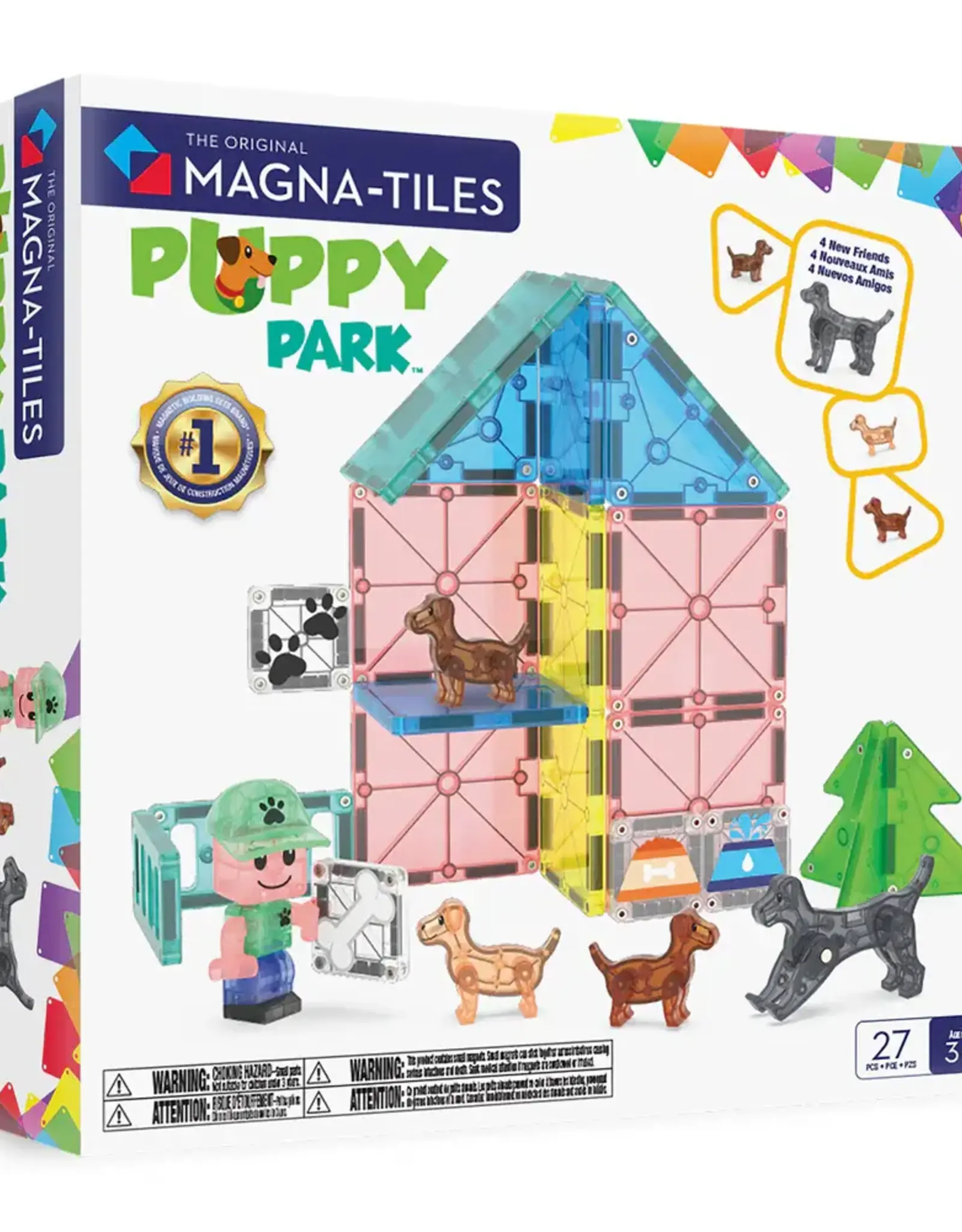 Magna-Tiles Puppy Park 27 Pc Set