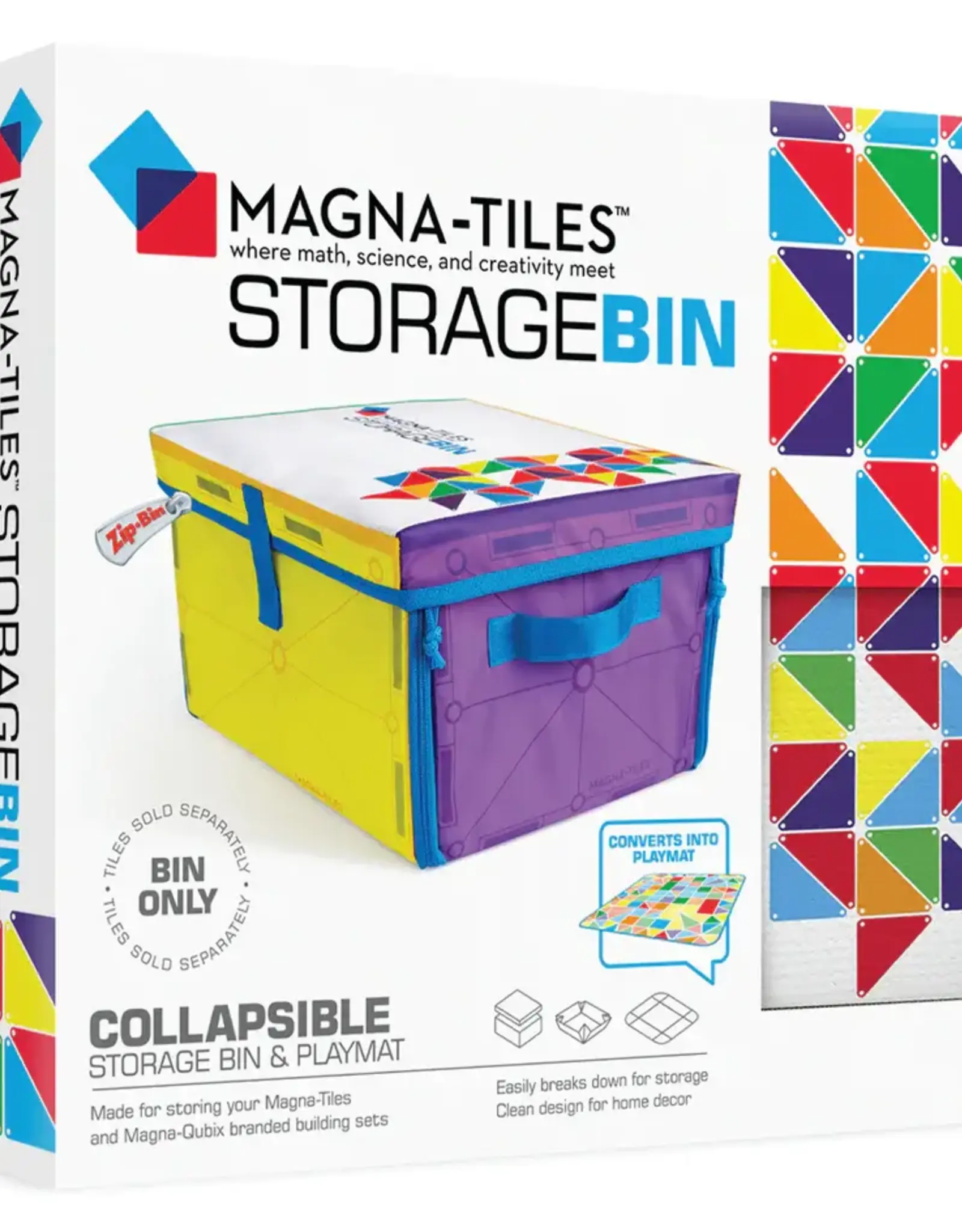 Magna-Tiles Storage Bin and Interactive Playmat