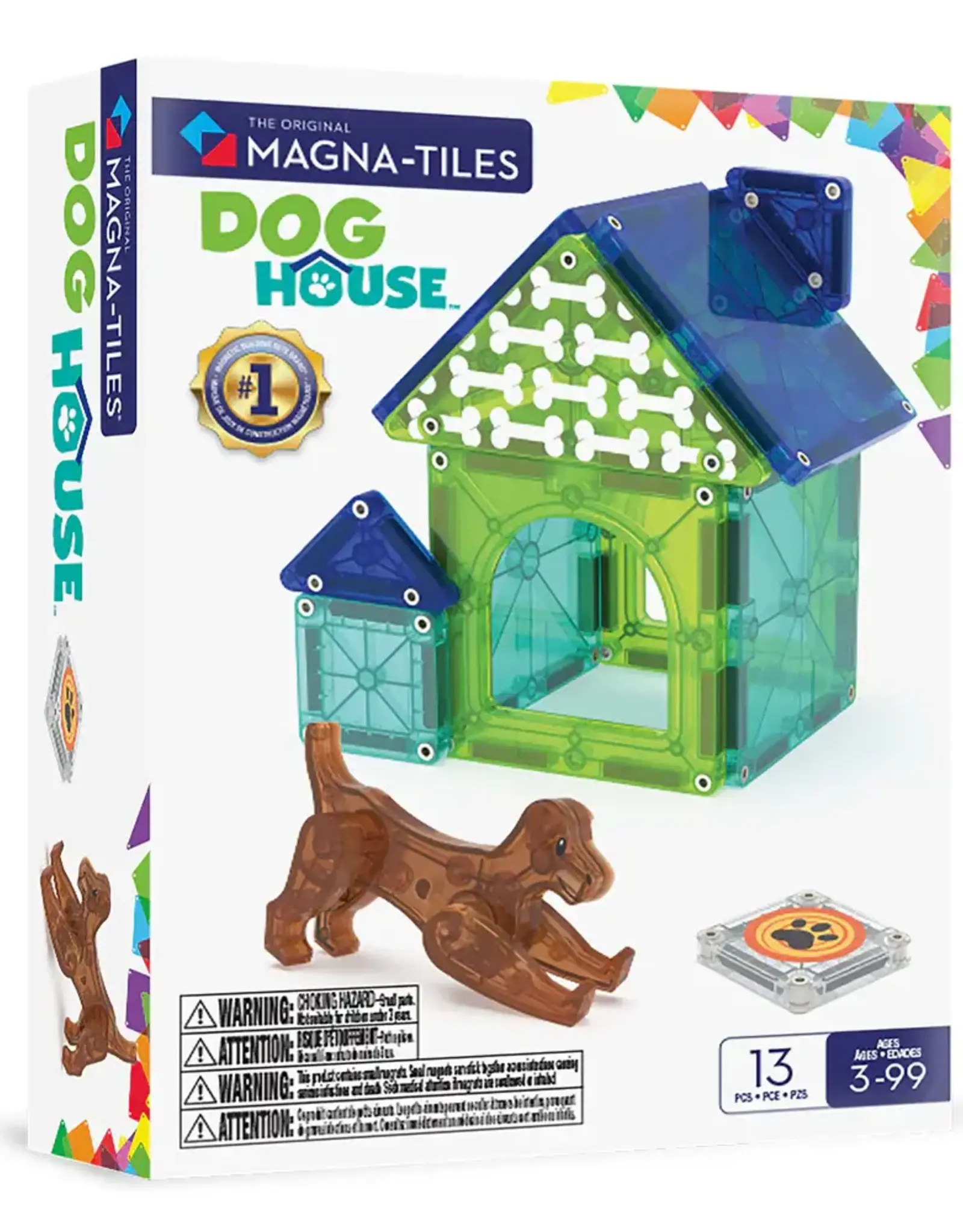 Magna-Tiles Dog House 13 Pc Set