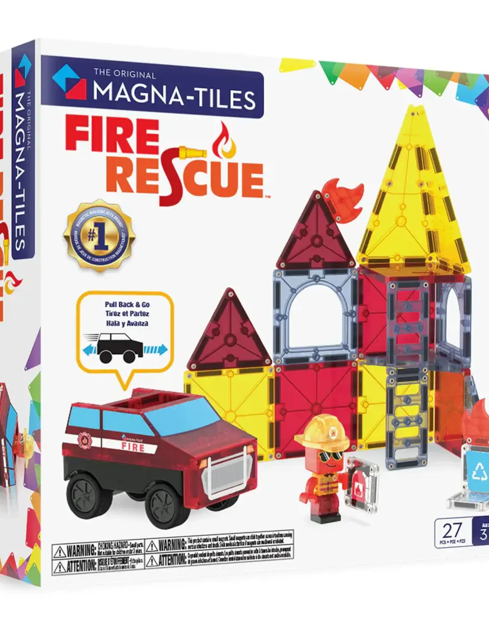 Magna-Tiles Fire Rescue 27 Pc Set