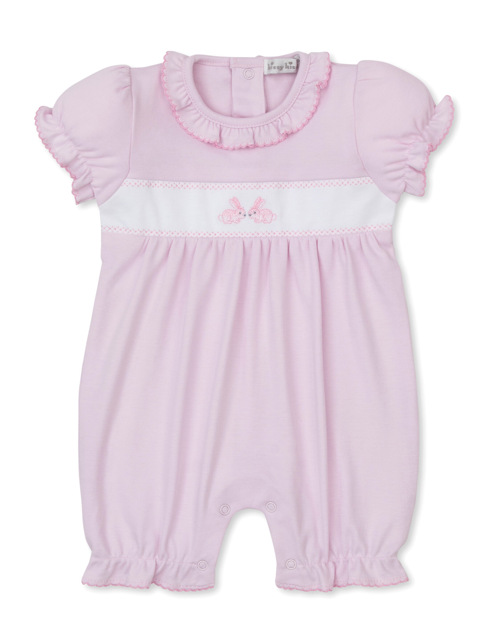 Kissy Kissy Springtime Bunny Fun Short Playsuit, Pink