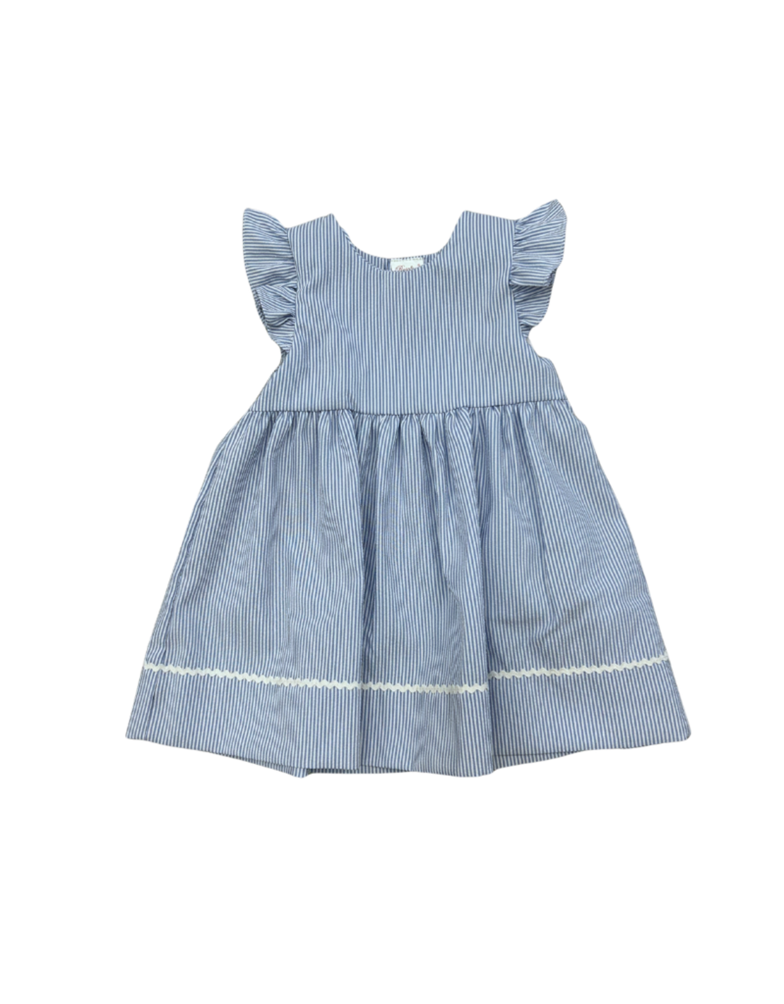 Rosalina Light Blue Seersucker Sundress