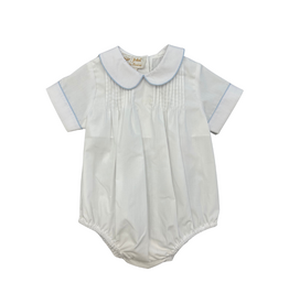 Rosalina White Boy Bubble w/ Blue Piping