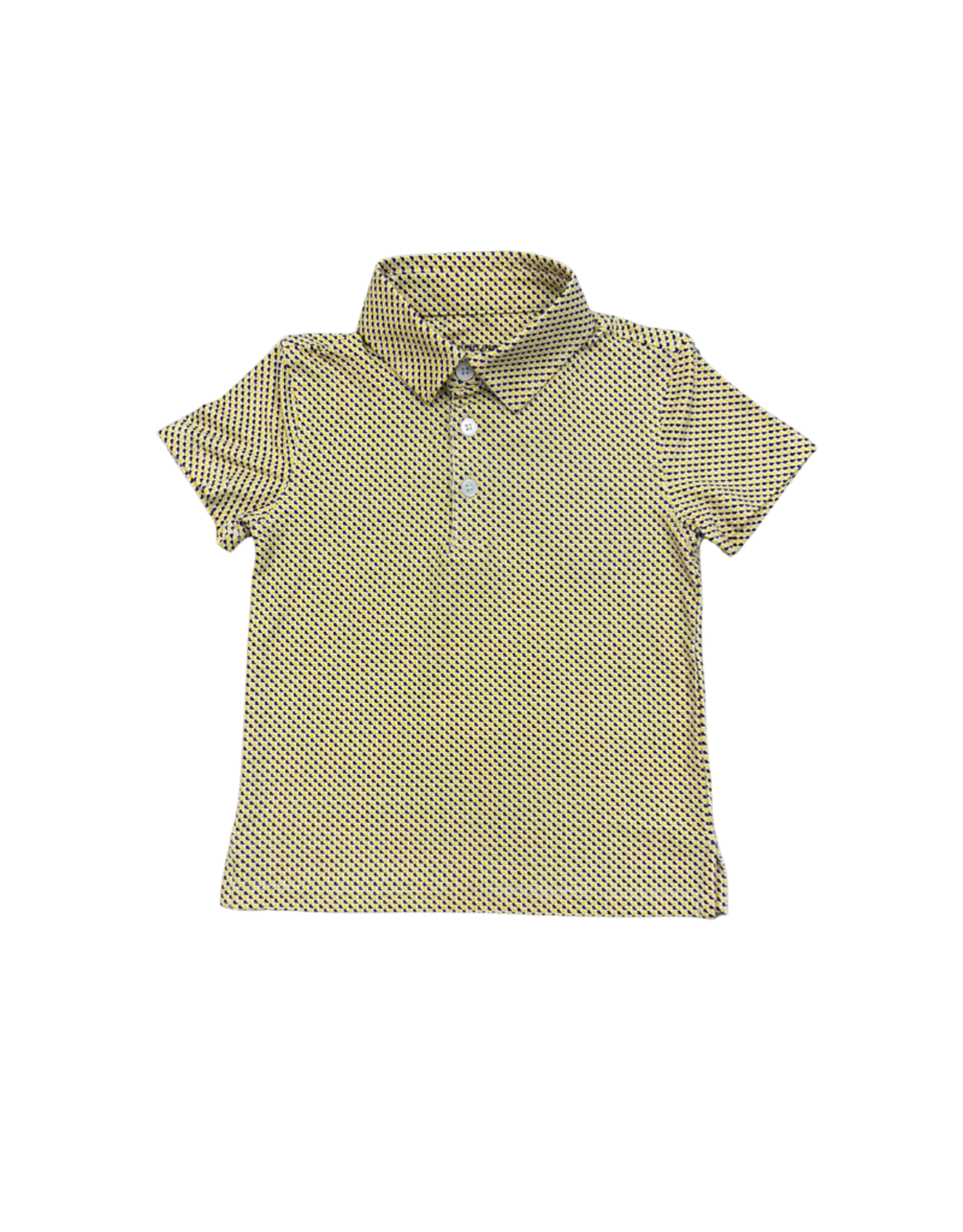 Yellow LA State Micro Polo