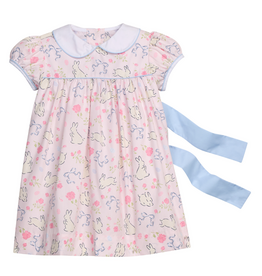 Little English Natalie Dress, Bunny Blooms