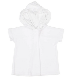 Florence Eiseman Knitted Terry Hooded Kimono Coverup