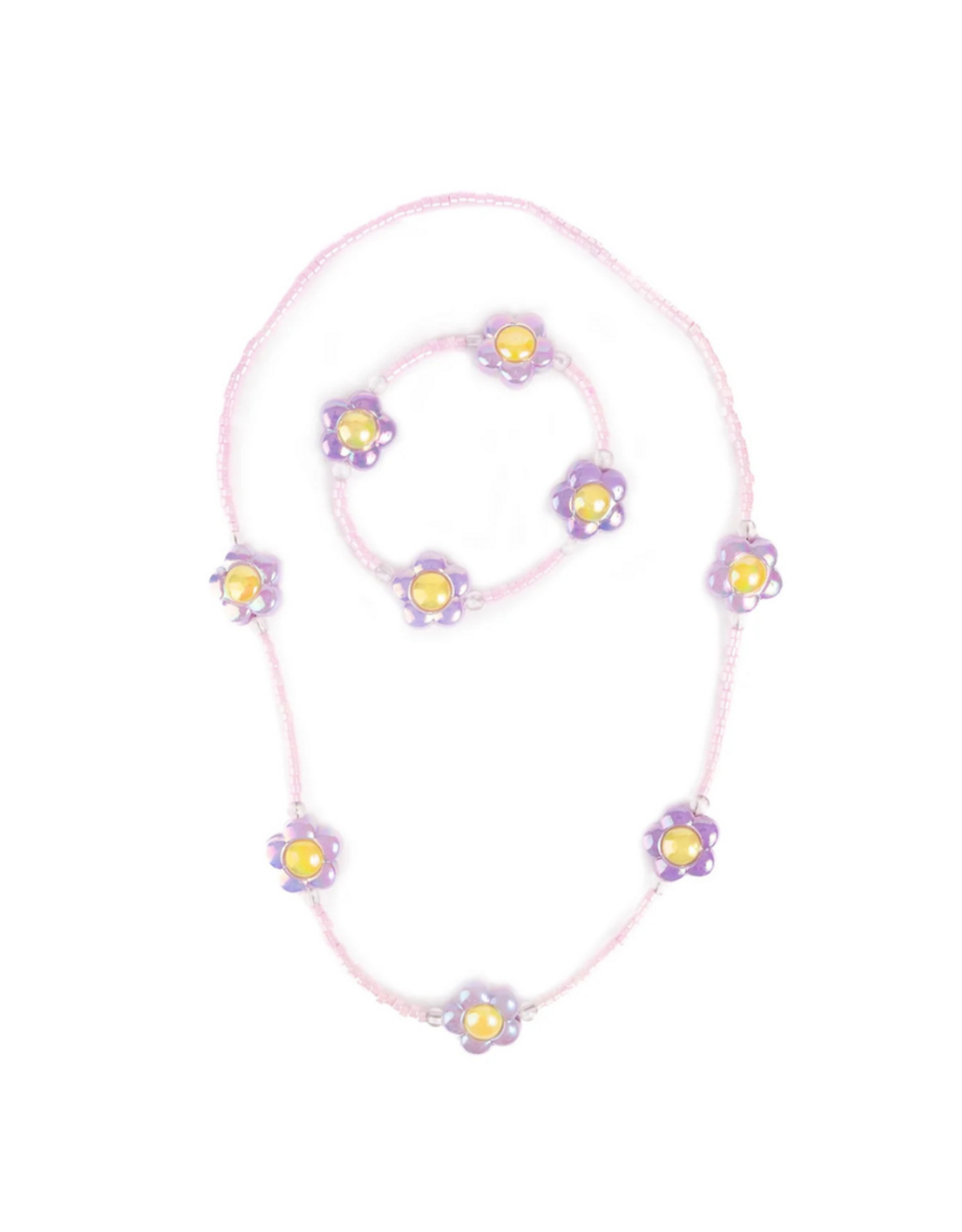 Great Pretenders Crazy for Daisies Necklace & Bracelet Set, 2pc