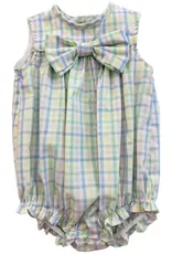 The Bailey Boys Harlow Plaid Girls Short Bubble
