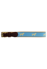 The Bailey Boys Bailey Boys Buddy Lt. Blue Golden Dog Belt