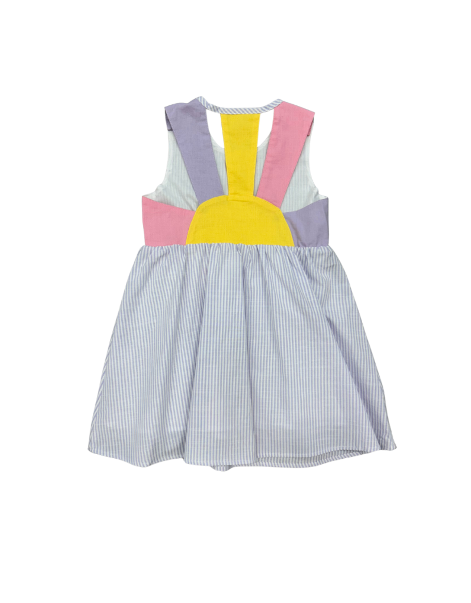 Lulu Bebe LLC Sunny Lavender Color Block Dress