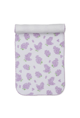 Kissy Kissy Lilac Love Prt Burp Cloth