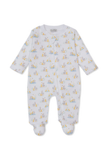 Kissy Kissy Duck Pond Paddles Print Footie w/ Zip