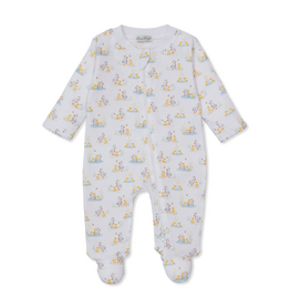 Kissy Kissy Duck Pond Paddles Print Footie w/ Zip