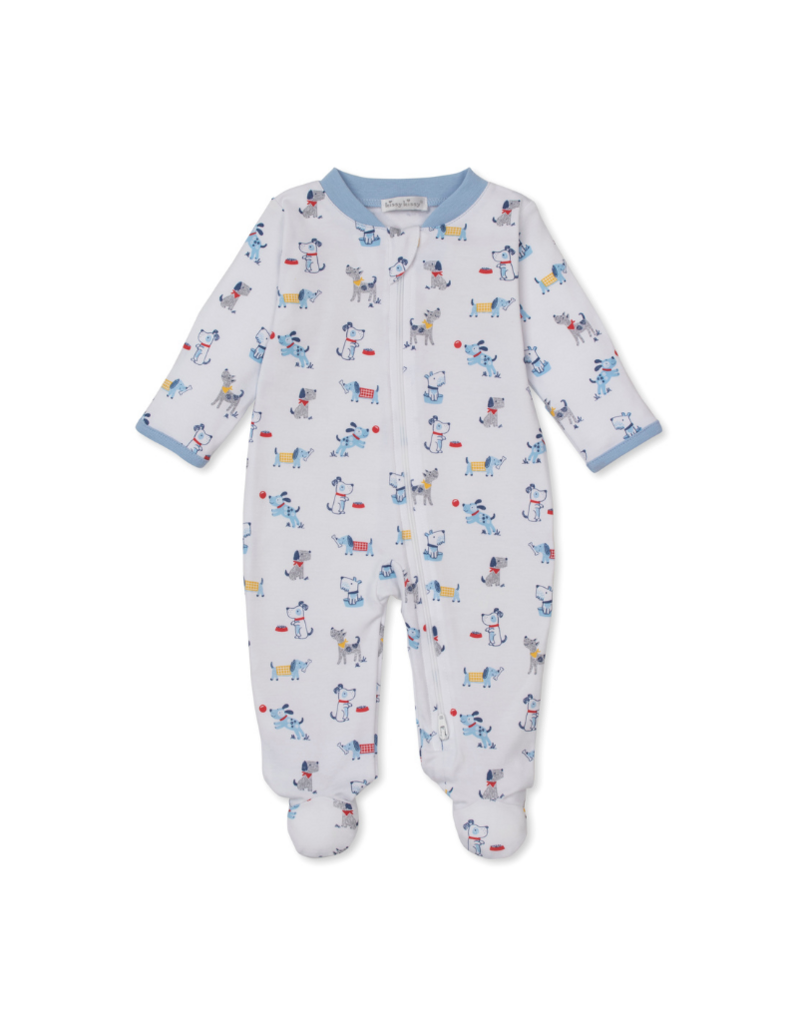 Kissy Kissy Puppy Patch PRT Zipper Footie