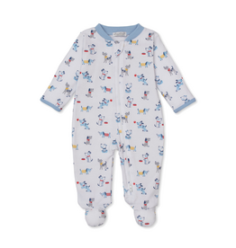 Kissy Kissy Puppy Patch PRT Zipper Footie