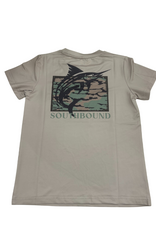 SouthBound SS Tan Camo Fish Tee