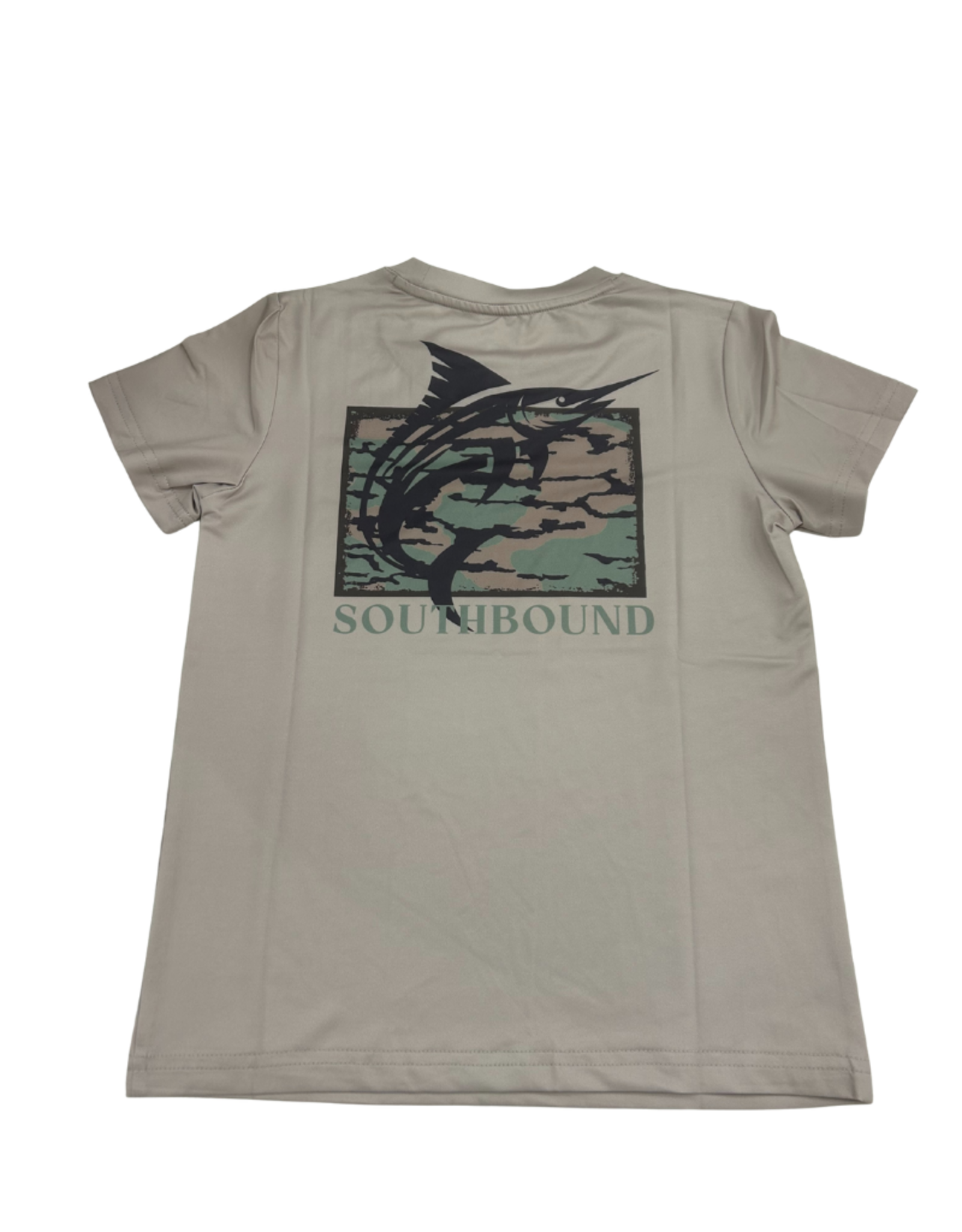 SouthBound SS Tan Camo Fish Tee