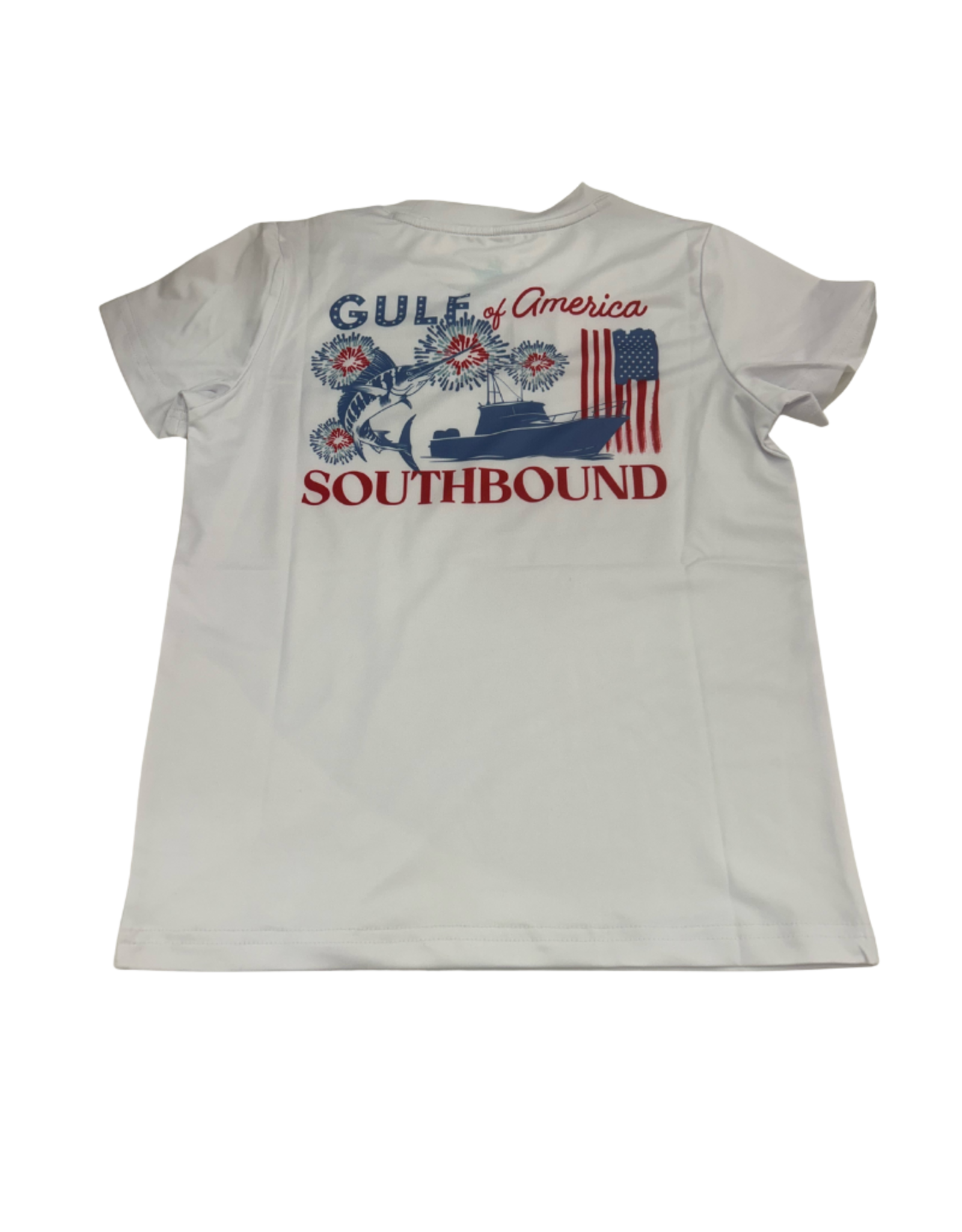 SouthBound SS White Gulf of America Tee