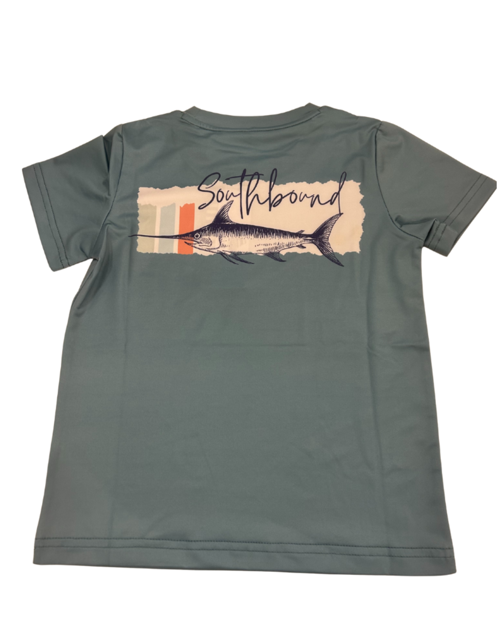 SouthBound Cyan Swordfish SS Performance Tee