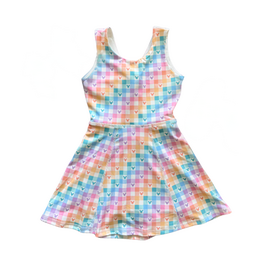 Swoon Kids Gingham Mouse Active Dress