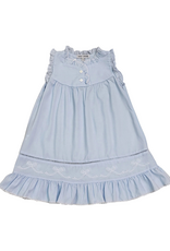 Sweet Dreams Shadow Stitch Blue Bow Gown