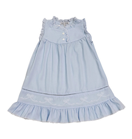 Sweet Dreams Shadow Stitch Blue Bow Gown