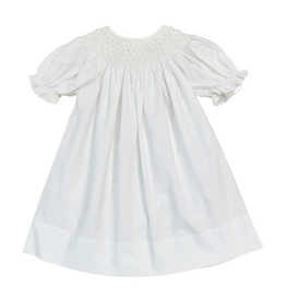 Sweet Dreams Catherine Pearl White Smocked Dress