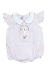 Sweet Dreams Bunny and Basket Pink Bubble