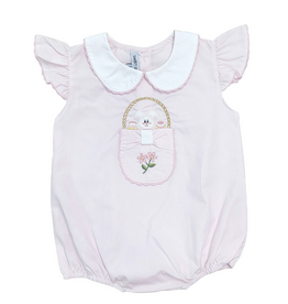 Sweet Dreams Bunny and Basket Pink Bubble