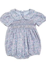 Sweet Dreams Lily Floral Smocked Bubble