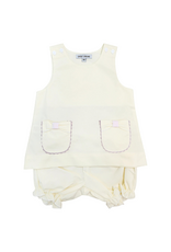 Sweet Dreams Yellow Bow Pocket Bloomer Set
