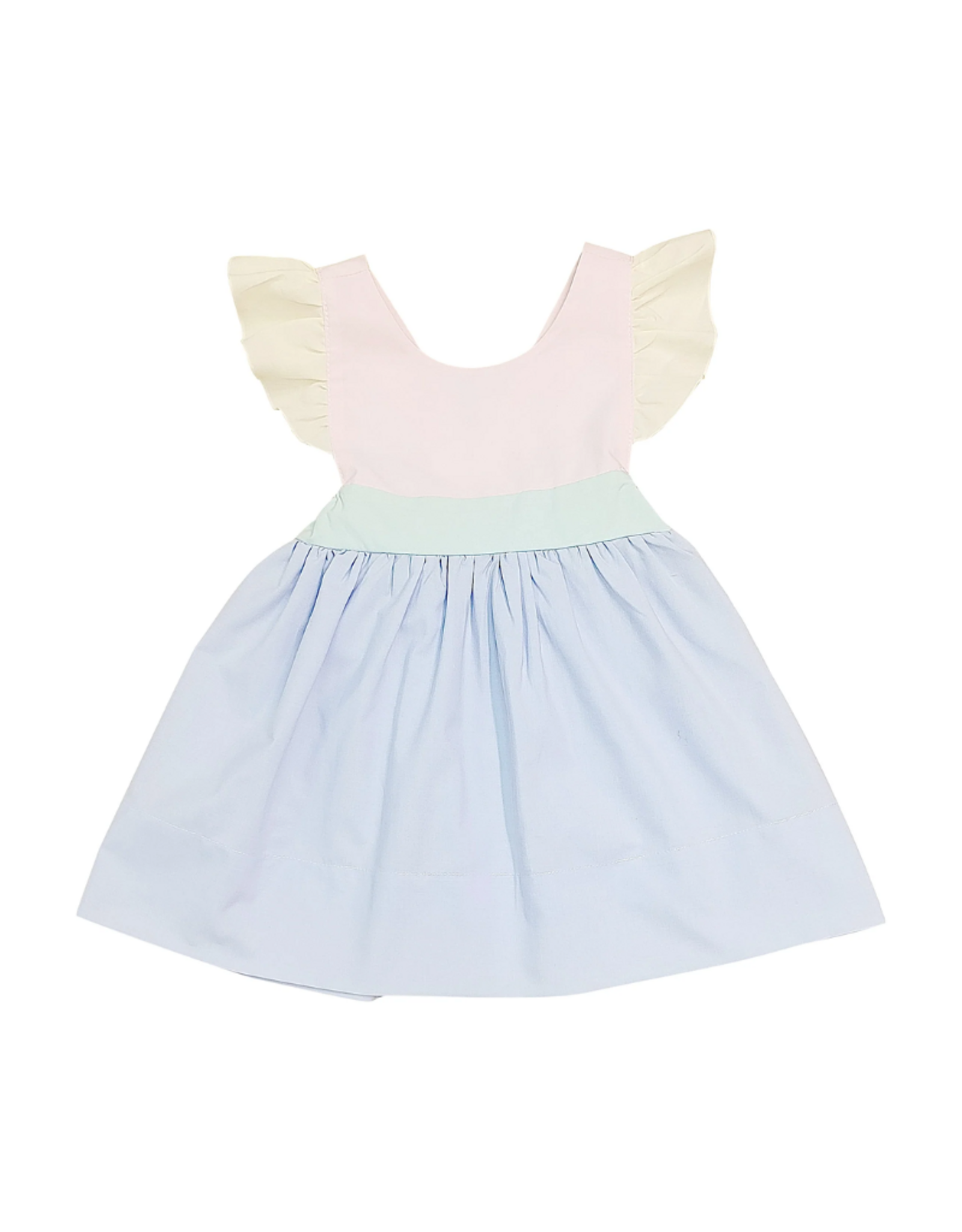Sweet Dreams Bow Back Colorblock Dress