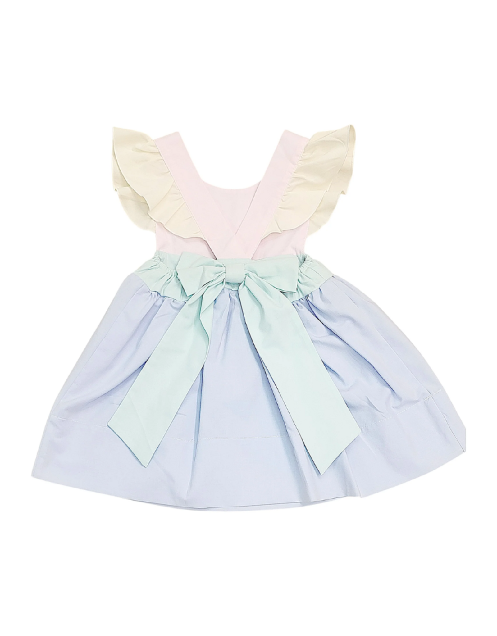 Sweet Dreams Bow Back Colorblock Dress