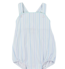 Cypress Row Blue Stripe Silas Sunsuit