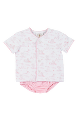 Cypress Row Pink Pups Layette Set