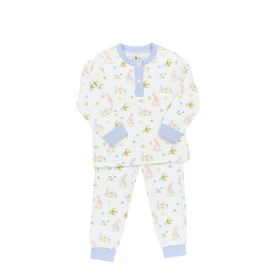 Cypress Row Blue Bunny Boy Pajamas