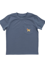 Itsy Bitsy SS Navy Pocket Tee, Dog