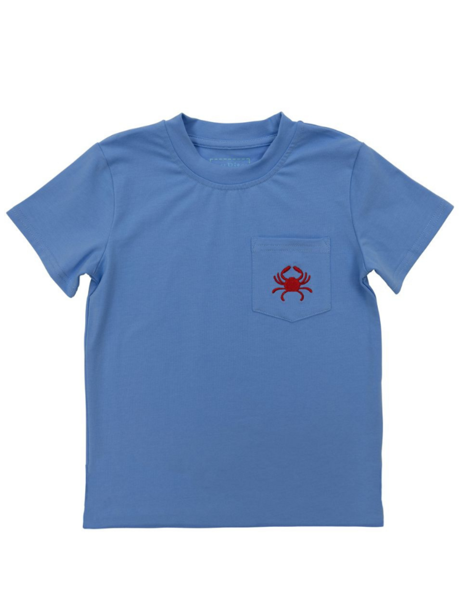 Itsy Bitsy SS Blue Pocket Tee, Crab