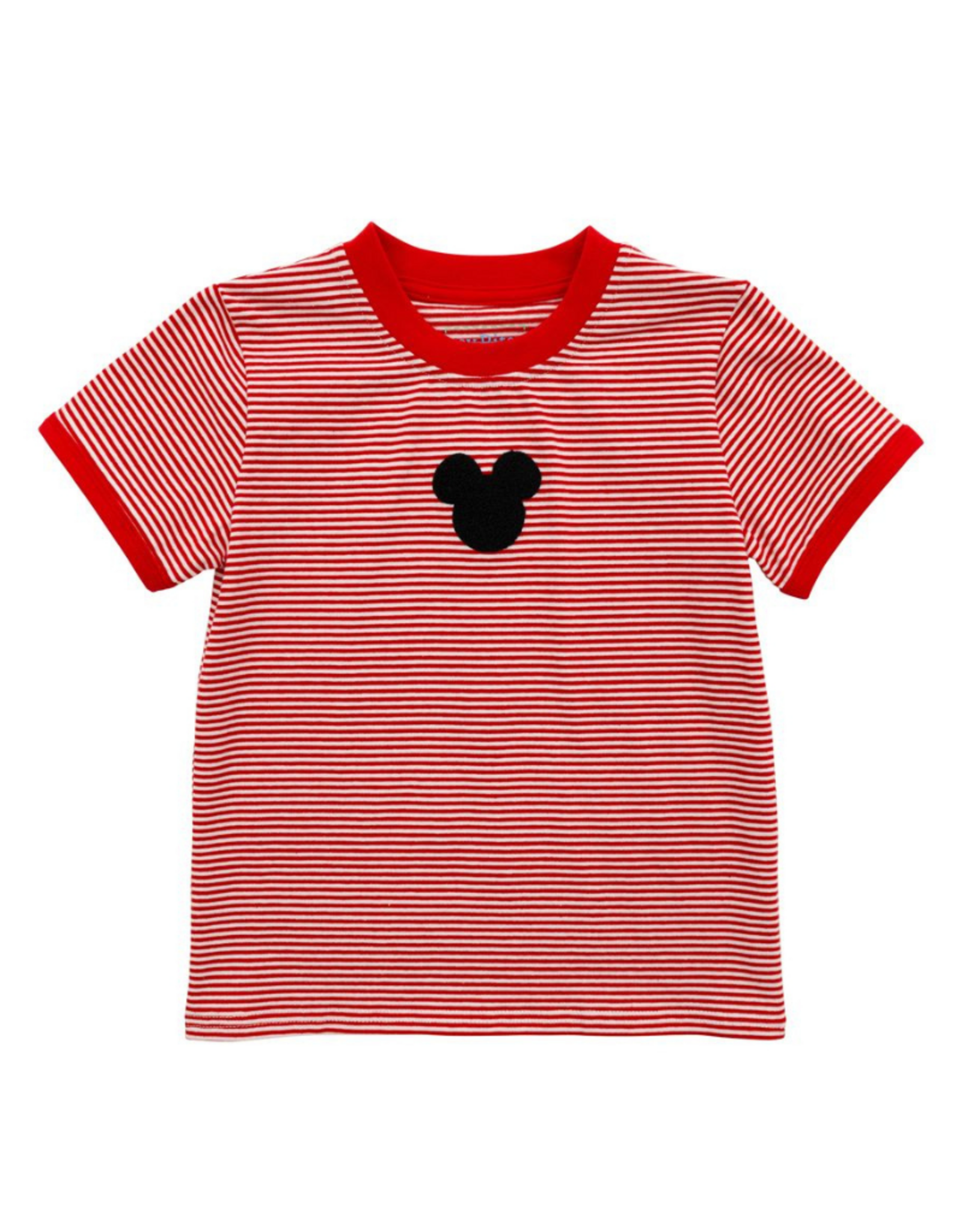 Itsy Bitsy Red & White Stripe Mouse Shirt