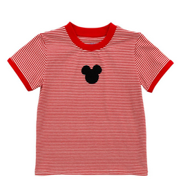 Itsy Bitsy Red & White Stripe Mouse Shirt