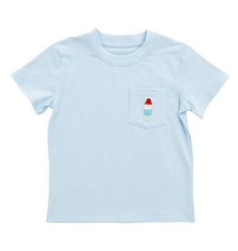 Itsy Bitsy SS Blue Pocket Tee, Bomb Pop