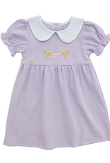 Itsy Bitsy Princess Dress, Lavender Knit Stripe