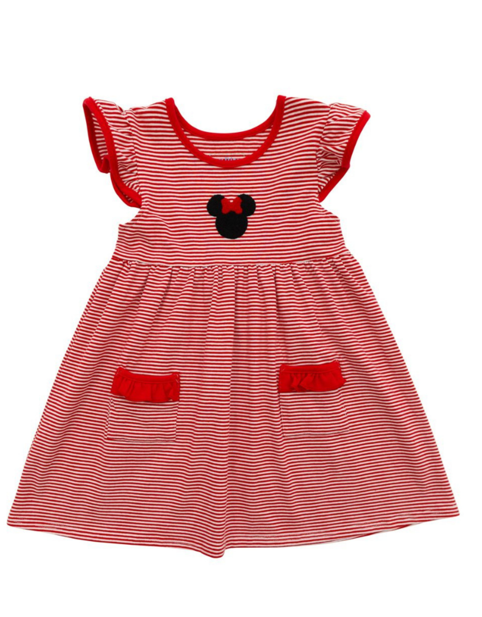 Itsy Bitsy Red & White Stripe Mouse Dress