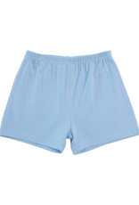 Itsy Bitsy Knit Shorts, Light Blue